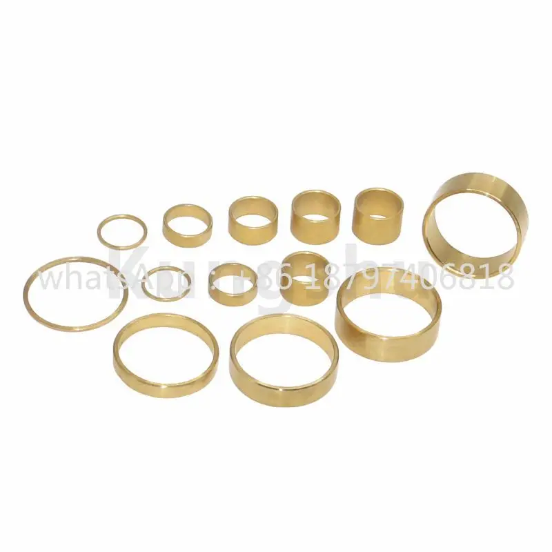 Brass Lens Tube Gasket, Optomechanical Spacer Gasket, 1 Pack Includes 5 Pcs for Optical Lens Tube Assembly