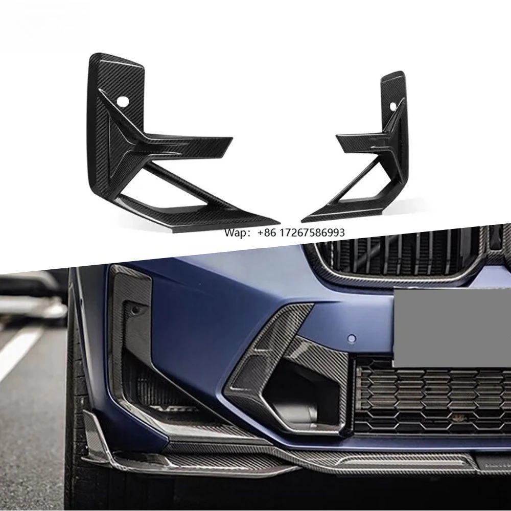 

Dry Carbon Car Front Side Bumper Lower Air Vent Bodykit Car Styling for X3M F97 2022+ FRP Bumper Air Vent Cover Trim