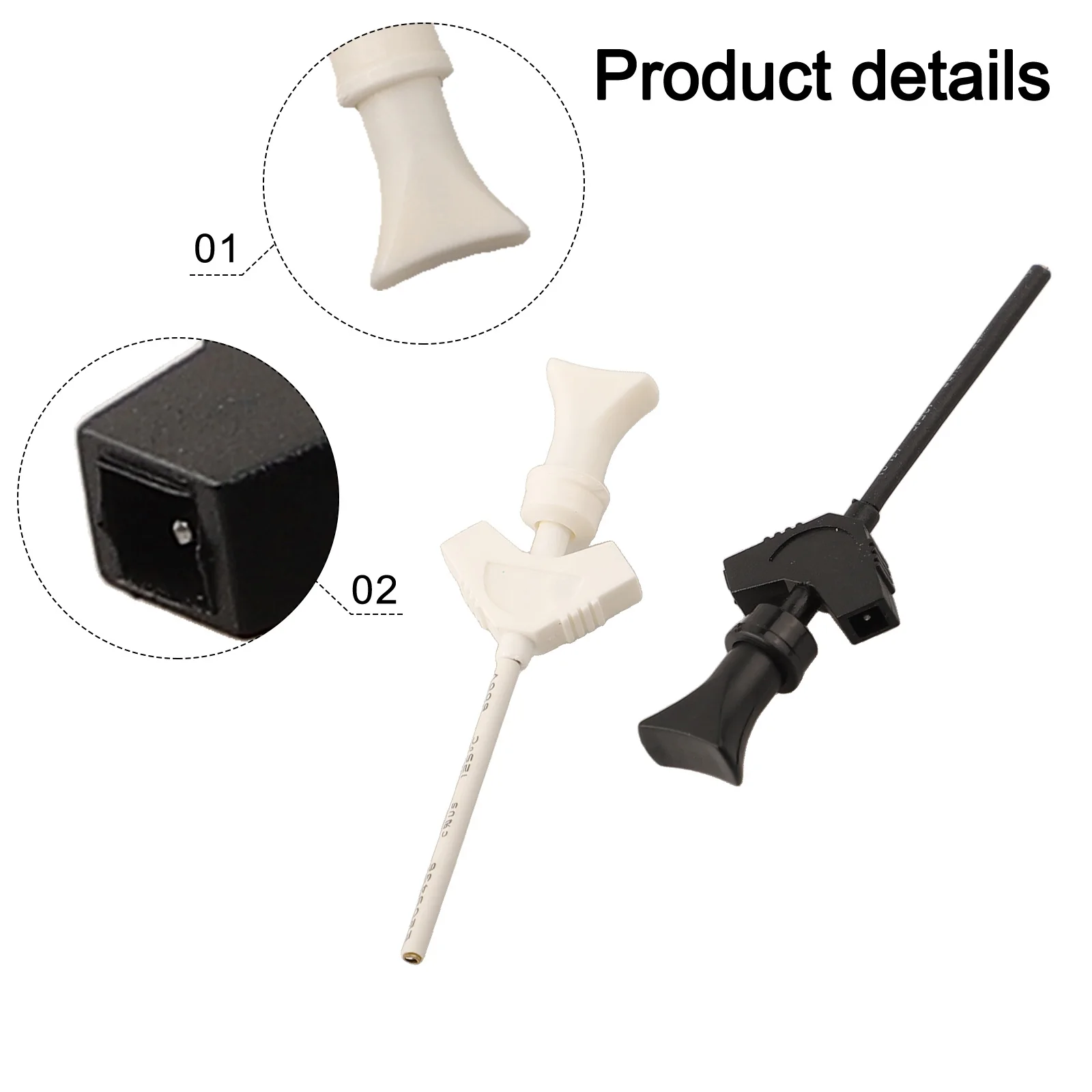 10PCS Mini Test Hook Clips for SMD For IC Testing Secure Connection Tools for LogFor IC Analyzers and Multimeters