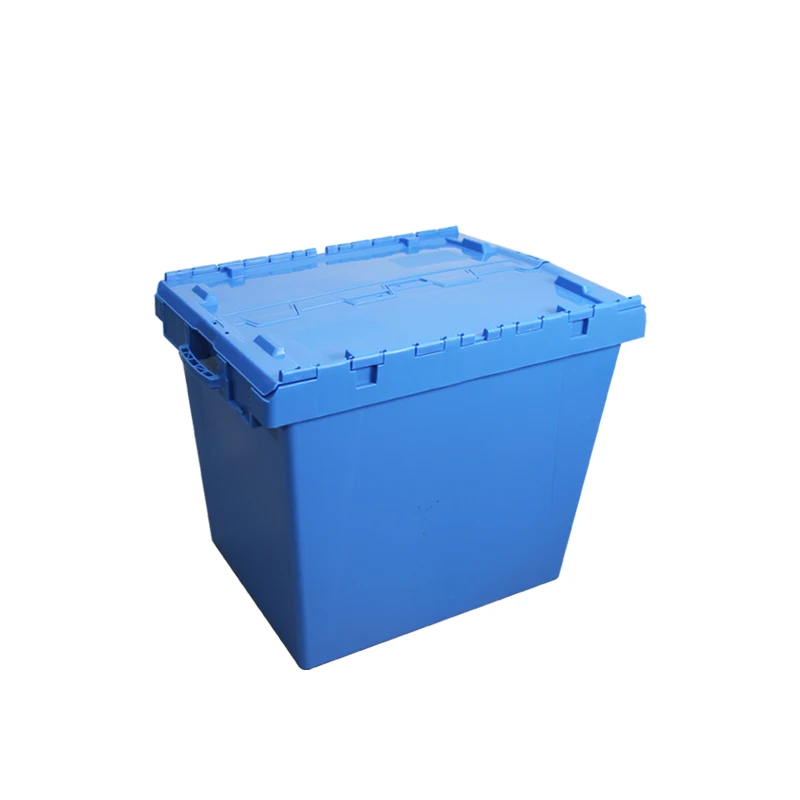 

Plastic logistics turnover box with lid Storage box Distribution diagonal linen box