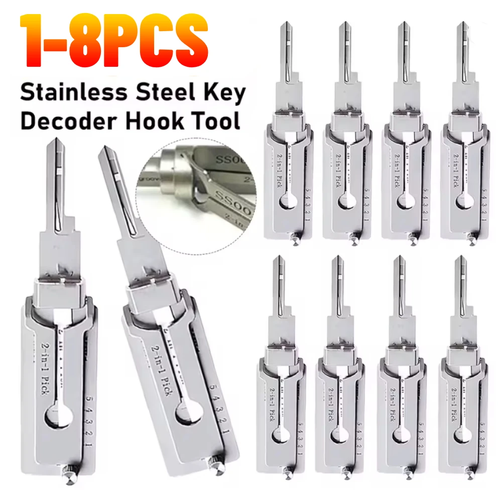 

Lockpicking Lock Decoder SS001Pro O-ring Pickup Kit Pick Locksmith Tool Key Decoder Precision Hook Door Maintenance Repair Tools
