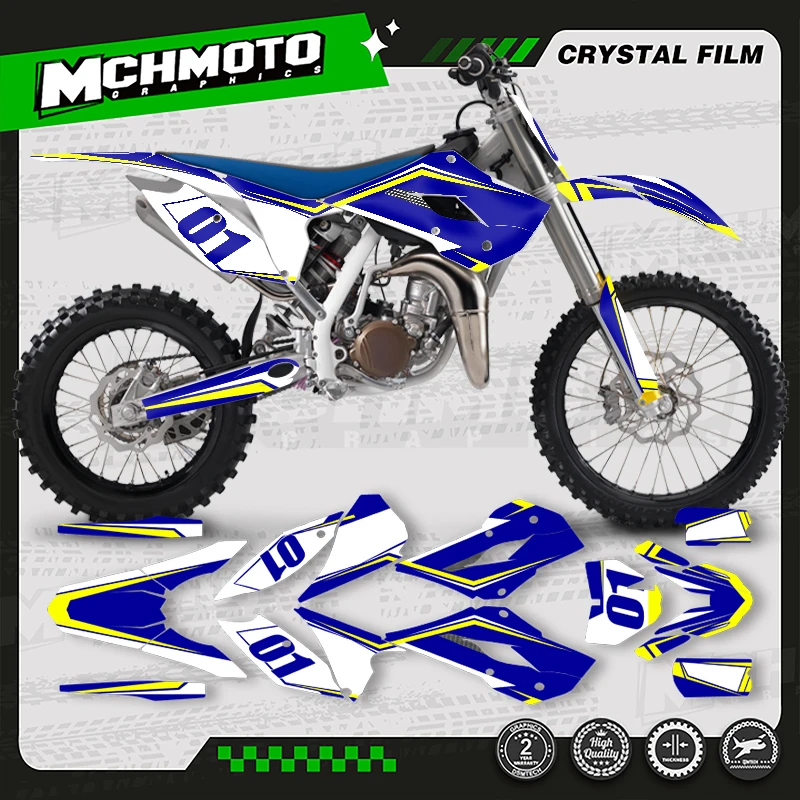 

Набор графических наклеек MCHMFG для мотоциклов Husqvarna TC85 2014-2017 годов выпуска, 007