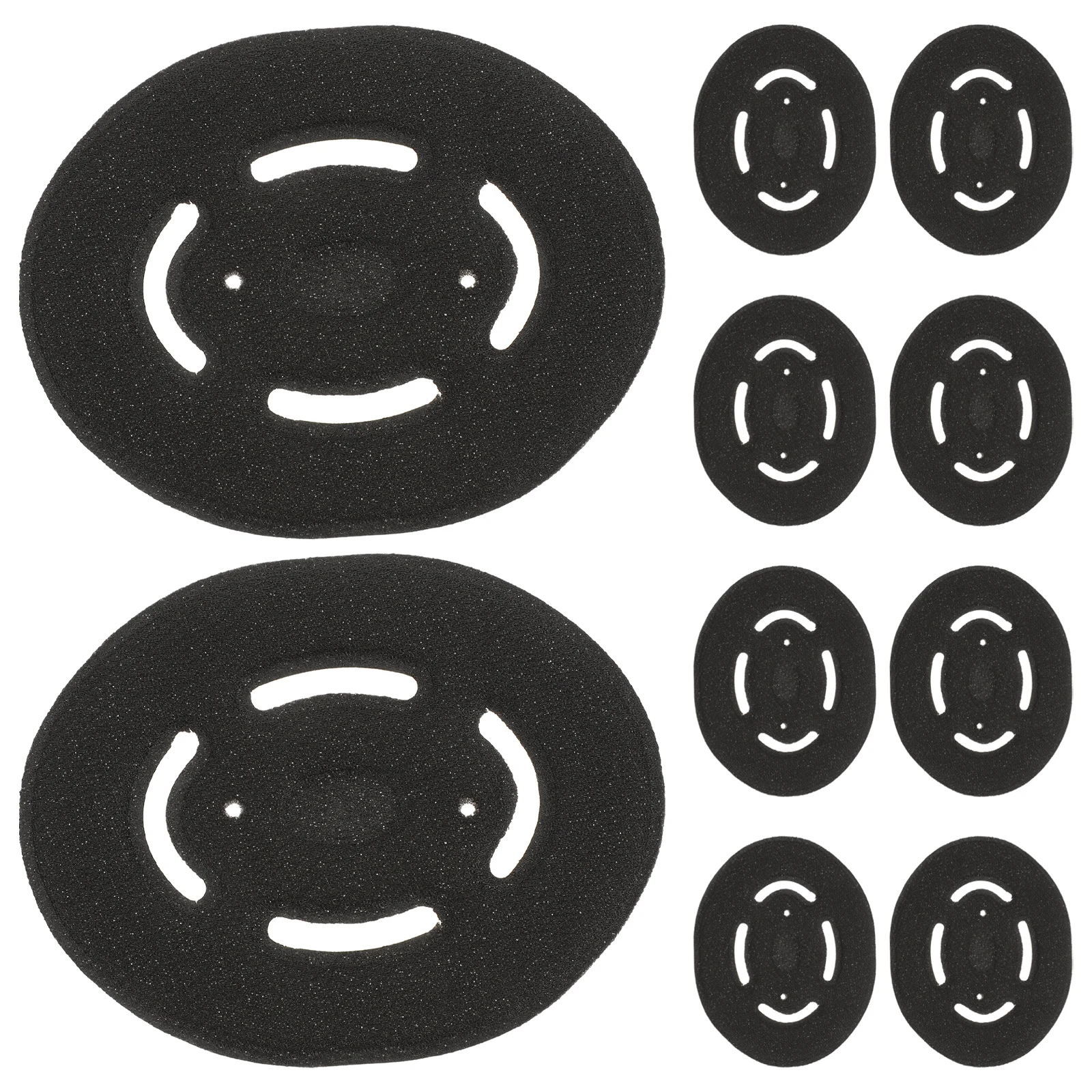 10pcs Safety Hat Liner Soft Sponge Padding Sweat Absorbent Bump Cap Insert Hard Hat Accessories Forehead Compatible Labor