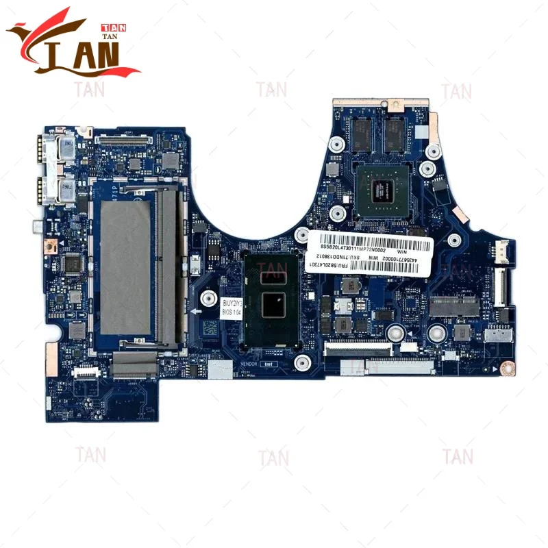 

BIUY2_Y3 LA-D471P For Lenovo Yoga 710-14ISK Laptop Motherboard CPU:I5-6200U GPU:940MX 2GB DDR4 Mainboard 100% Tested Fully Work