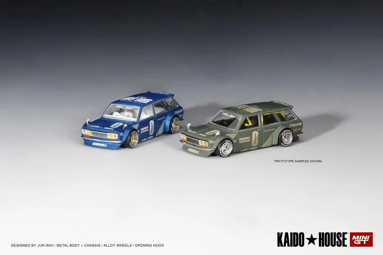 Kaido House x MINI GT Datsun KAIDO 510 Wagon LHD Diecast Model Car