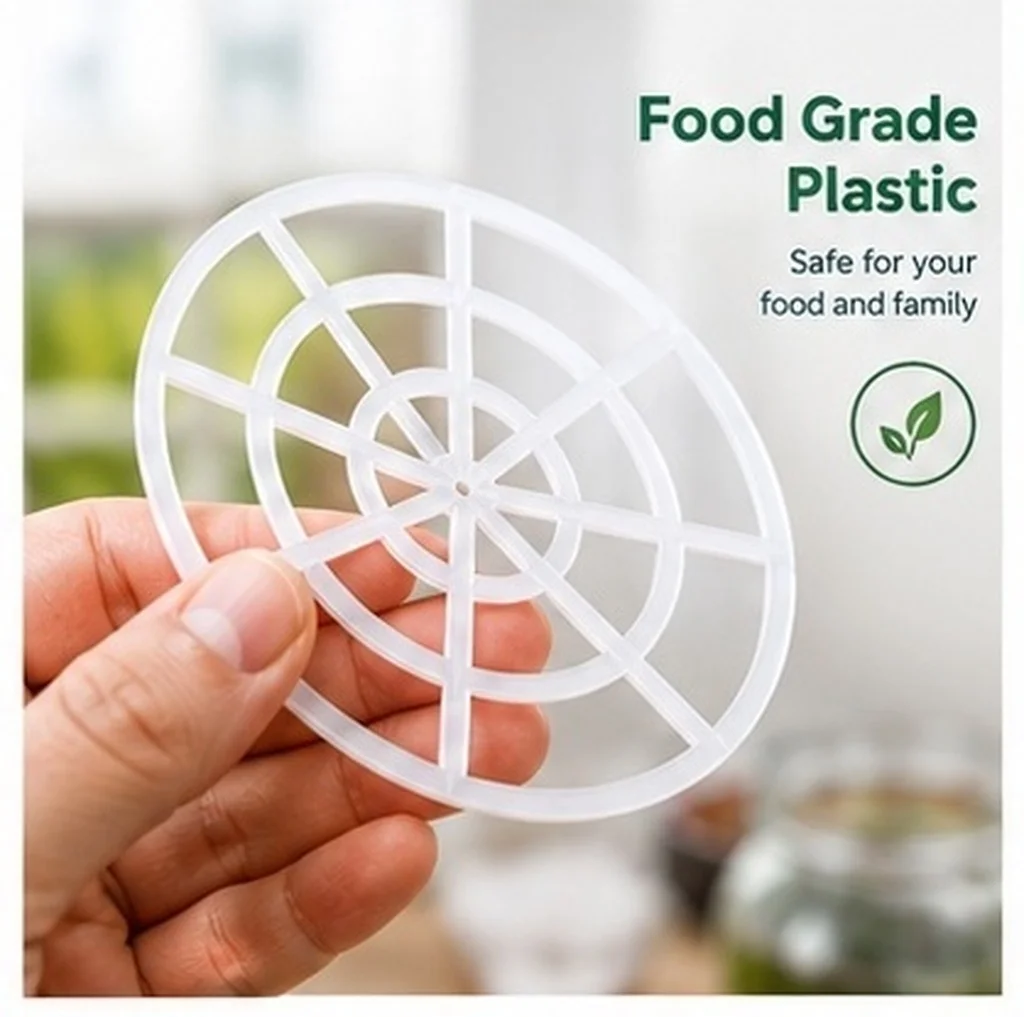 10Pcs Pickled Vegetables Press Tool Vegetable Sauerkraut Press Downward Pressure Design Home Kitchen Fermentation Brewing Tool
