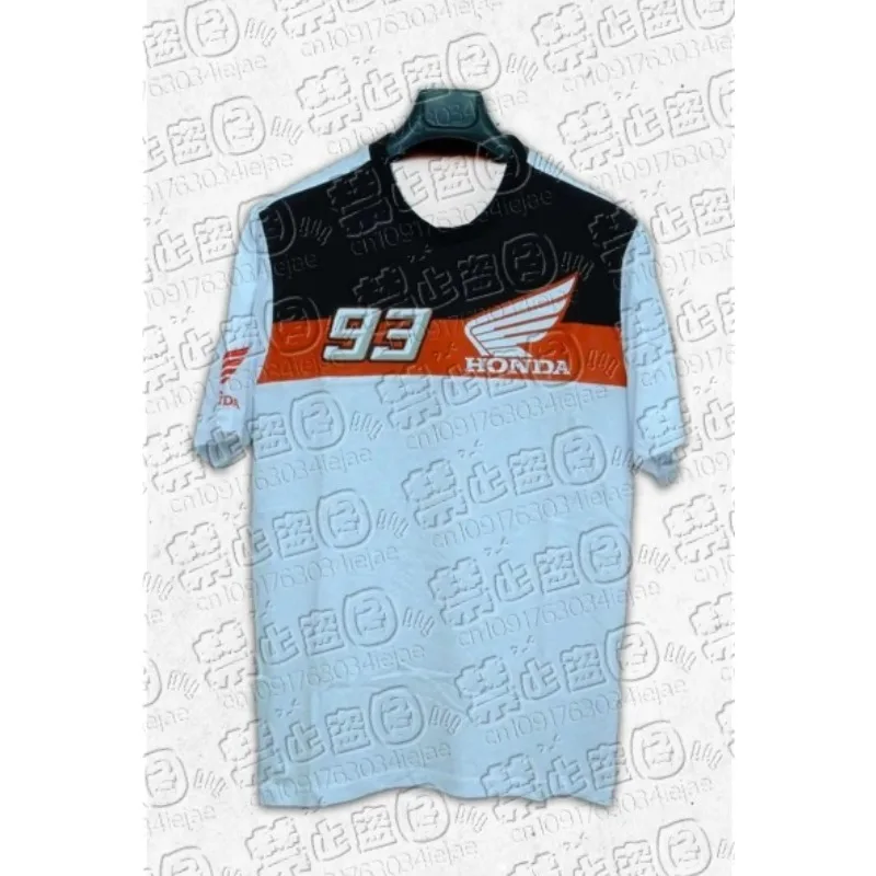 

Лето 2025 г., горячая распродажа, мужская футболка Honda с 3D принтом для мотоцикла большого размера с короткими рукавами для езды на открытом воздухе, для любителей спорта по бездорожью