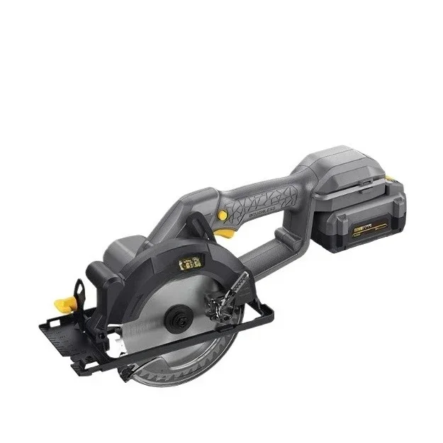 Electric circular saw lithium battery 5.5 inch brushless pole saw rechargeable chainsaw woodworking hand