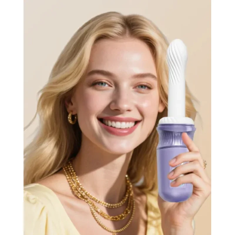 Female Masturbation Adult Sex Toy APP Control Sex Machine Thrusting Dildo Vibrator with Heating Function G Spot Clit Stimulation