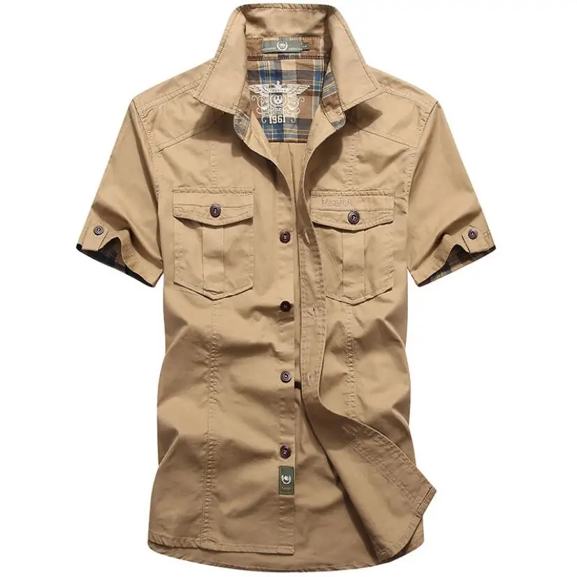 

Fashion Cotton Casual Shirts 2023 Summer Men Plus Size 6XL Loose Baggy Shirts Short Sleeve Turn-down Collar Male Clothing w491