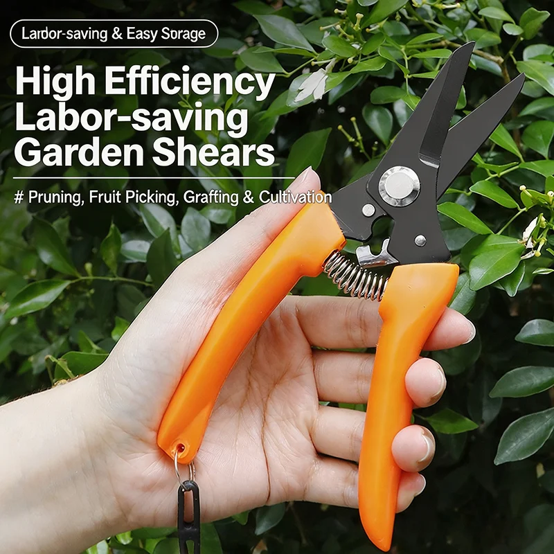 Garden bonsai pruning shears, flower scissors, tree branches, bonsai design, flower arrangement, household gardening tools