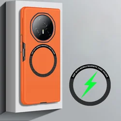 Fashion Slim Frameless Hard PC Case Honor Magic V3 V2 5G for Magnetic Wireless Charging Shockproof Slim Protection Phone Cover