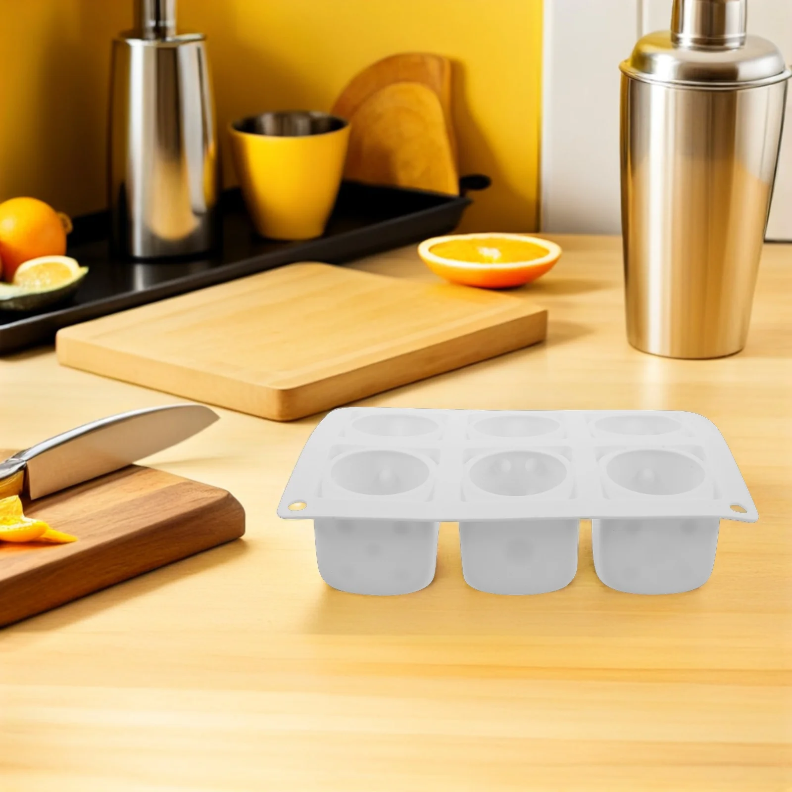 

Silicone Mold 3D Baking Mousse Chocolate Cake Tool 6-Cavity Nonstick Pastry Tray Pudding Decoration Mold For Oven