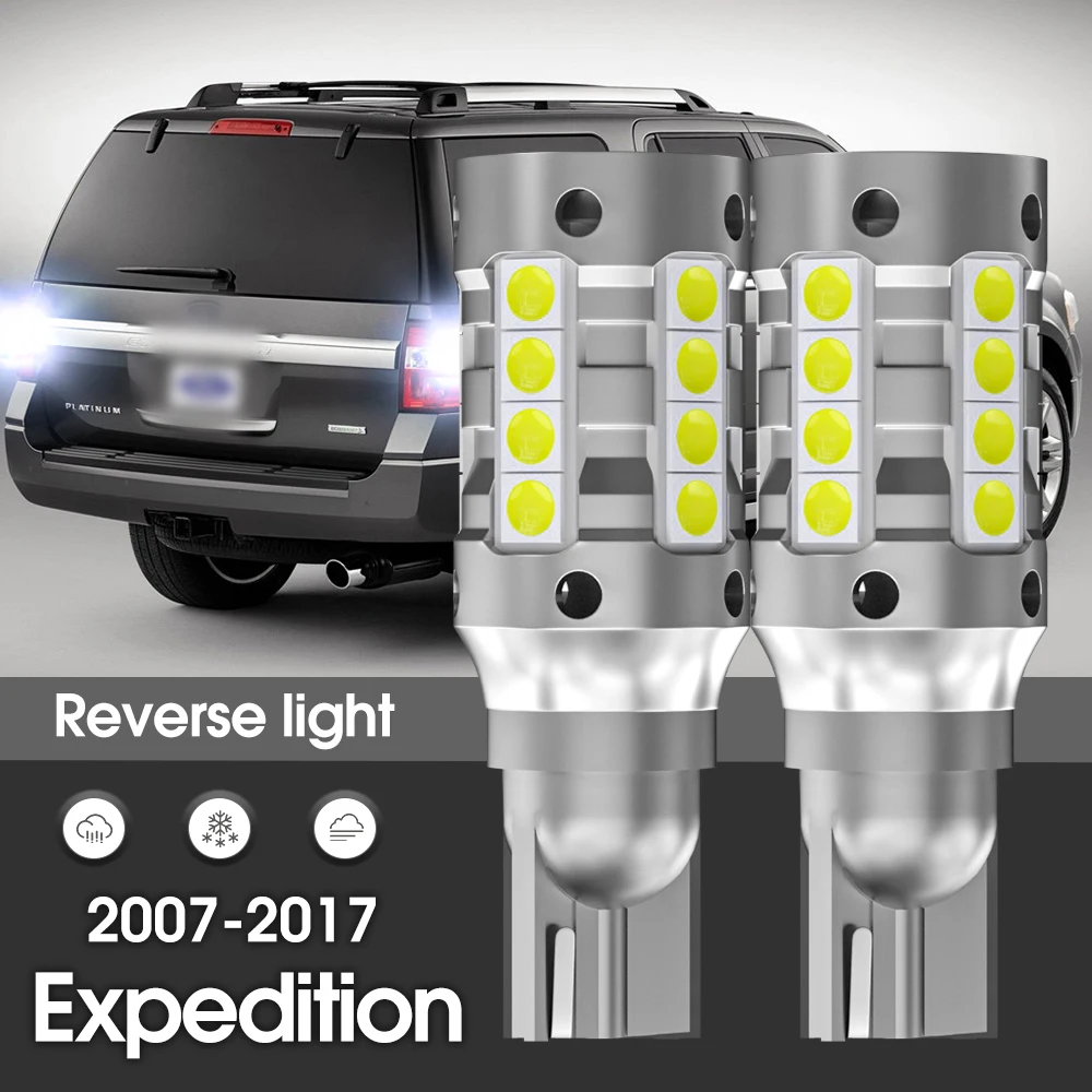 Canbus LED Reverse Light Backup Lamp 2pcs Accessories For Ford Expedition 2007 2008 2009 2010 2011 2012 2013 2014 2015 2016 2017