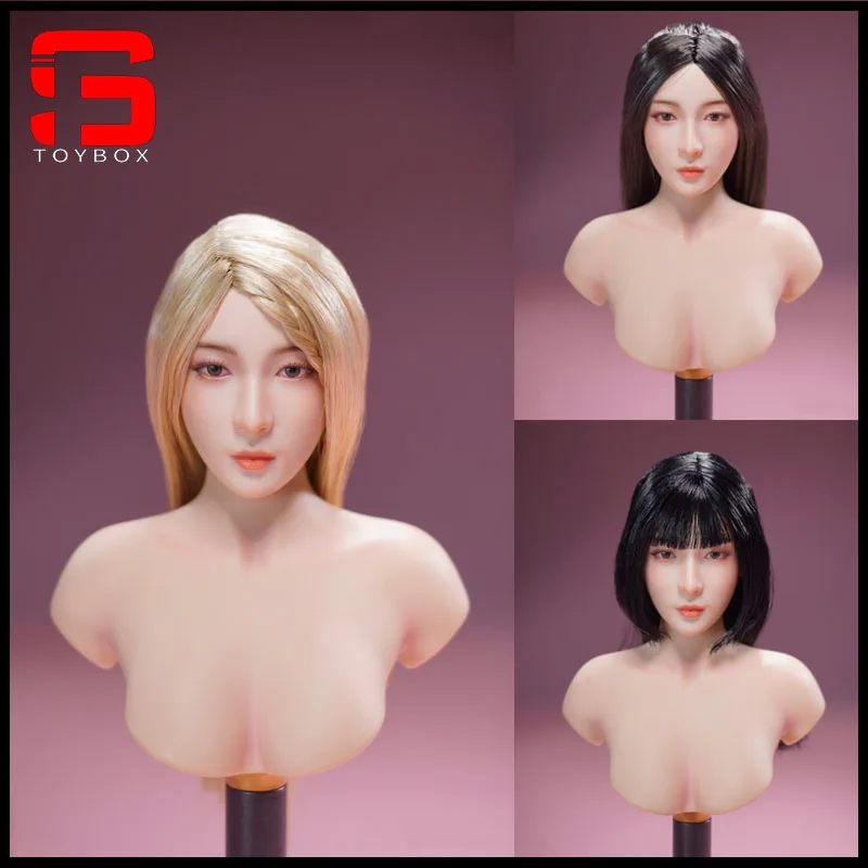 2024 Q1 SCtoys SC004 1/6 Scale Asian Beauty YouXi Head Sculpt Carving Model Fit 12'' TBL Female Soldier Pale Action Figure Body