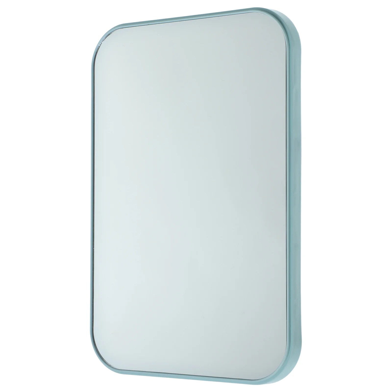 

Makeup Mirror Personal Mirrors Tabletop Folding -blue Portable Travel