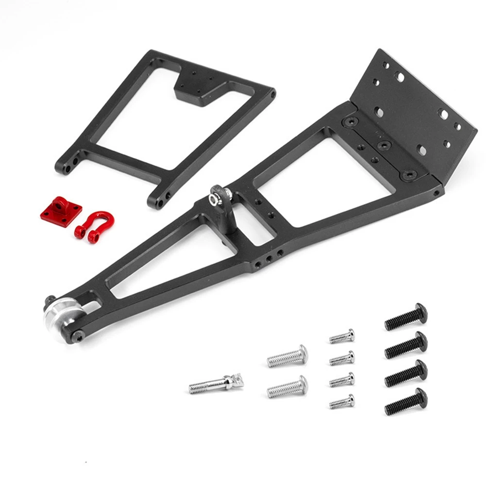 RC Car Upgrade RC Winch/Serve Rescue Truck Tow Truck Crane Arm Kit for 1/10 TRX4 Scx10 RC Car Upgrade Parts Black