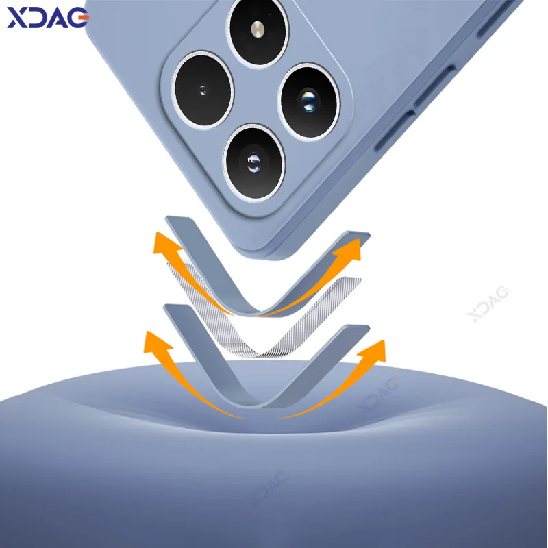 Luxus Candy Handys Fällen für Xiaomi 17 5G Kamera Schutz Xiaomi 17 Weiche Mode Abdeckungen Quadratische Flüssigkeit Silikon Rüstung coque