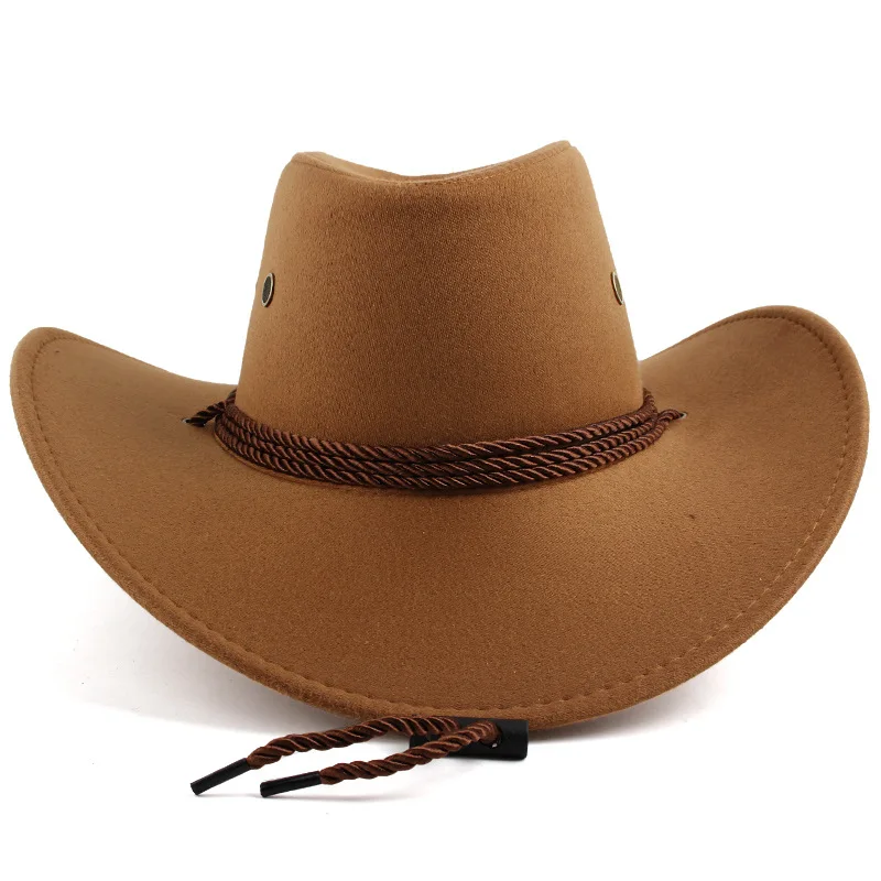 Multiple Colors Available, Suede Hat, Simple And Casual, European And American Style Cowboy Hat, Unisex Outdoor Sun Hat