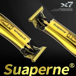 Suaperne X7 Professional Hair Trimmer Electric Precision 0.1mm Hair Clipper Shaving Machine Contouring Finish Barber Tool