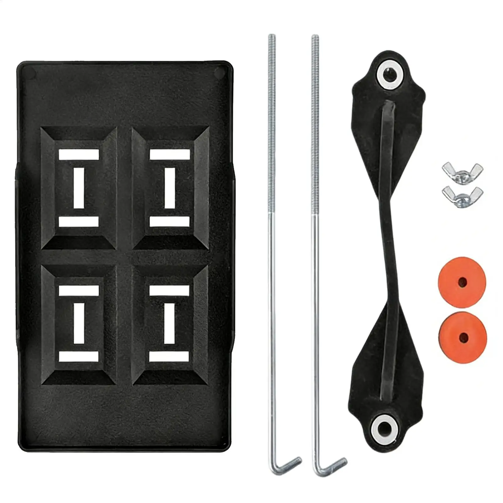 

Car Battery Tray Holder Adjustable Clamping Holder Battery Hold Down Tray Mounting Base for Automotive Truck Trailer RV Boat