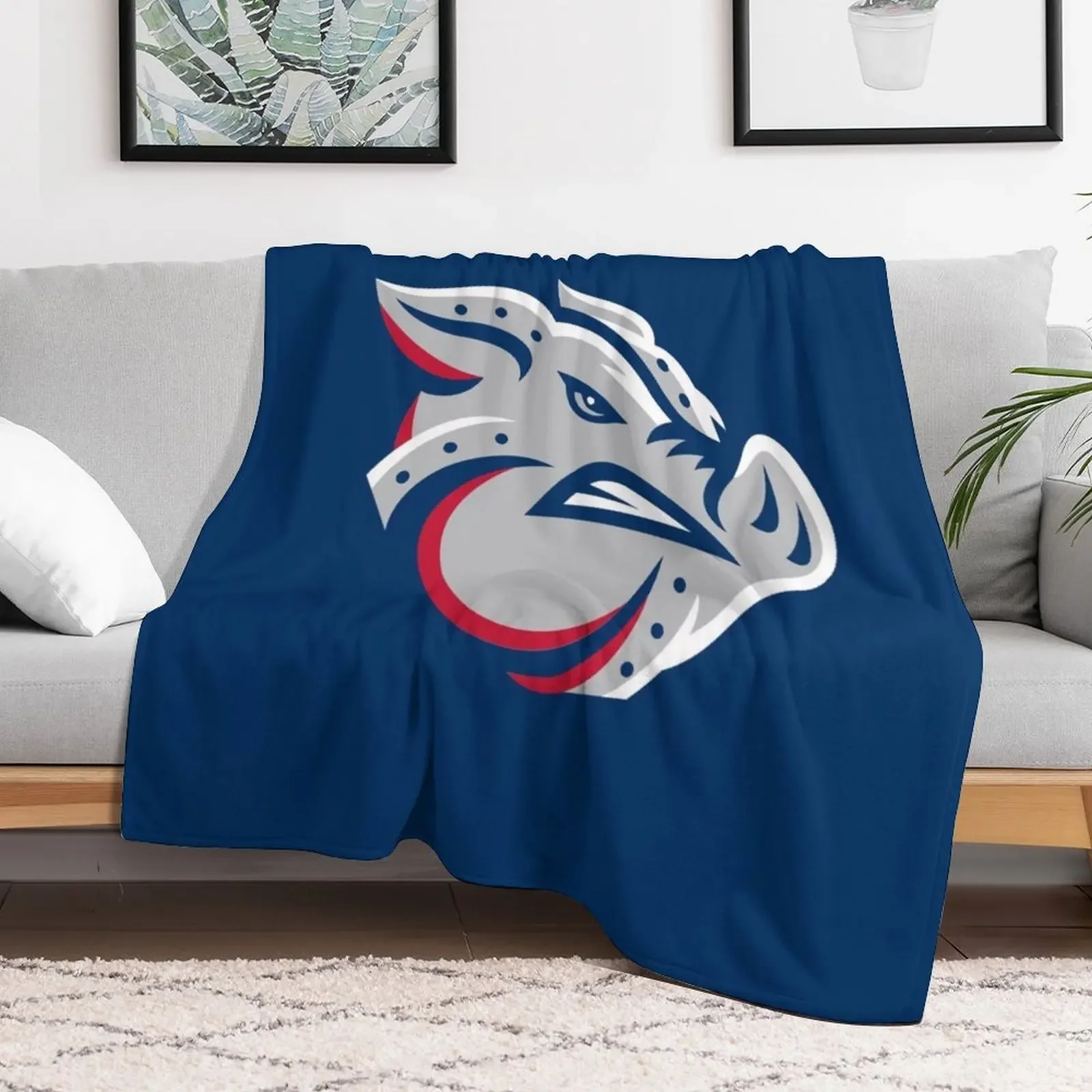 Lehigh Valley IronPigs Throw Blanket Vintage Designers Large Blankets