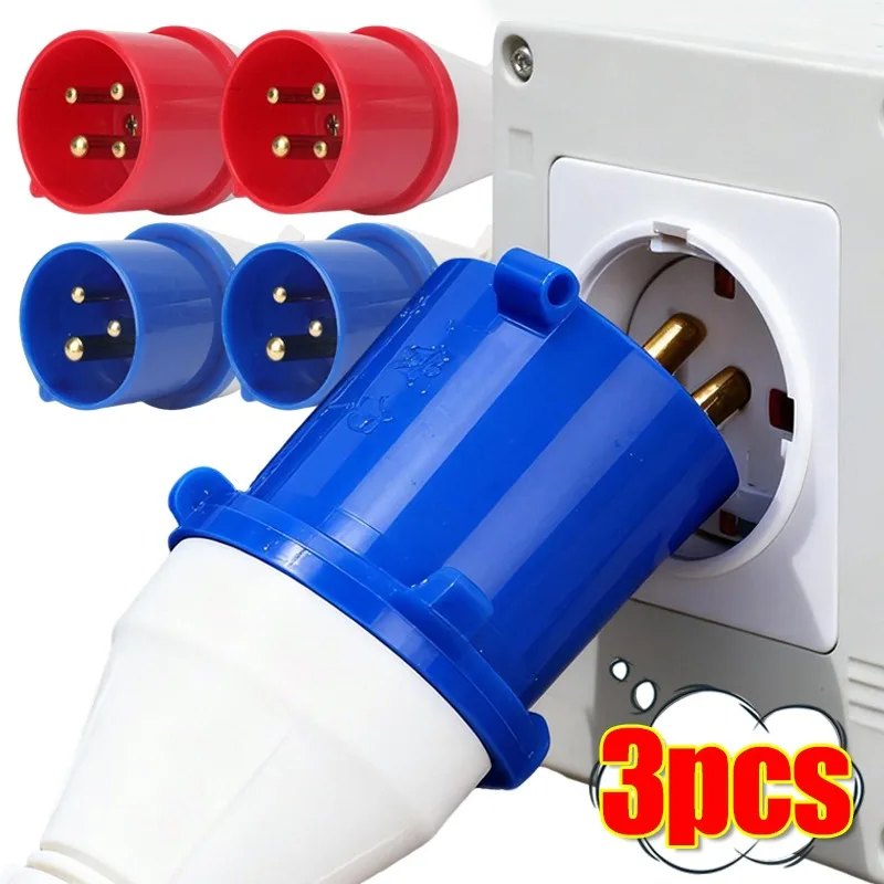 

3-контактный 4-контактный промышленный разъем питания, водонепроницаемое безопасное соединение, настенное крепление, электрическая розетка, клеммные колодки, разъем 16A/32A