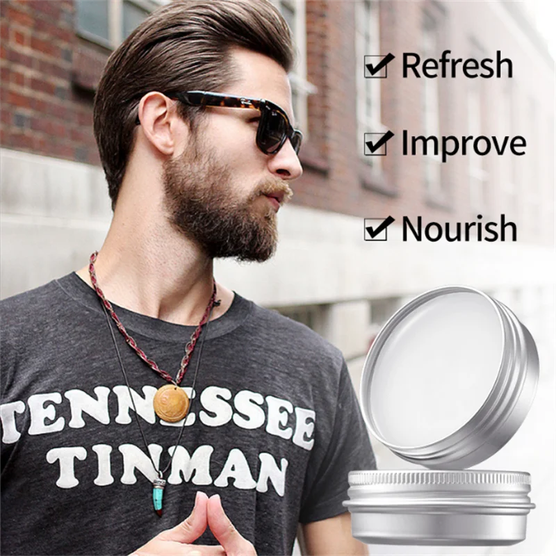 Natural Beard Balm Wax Moisturizing Smoothing Dashing Gentlemen Beard Groomed Charming Beard Styling Professional Care Cream