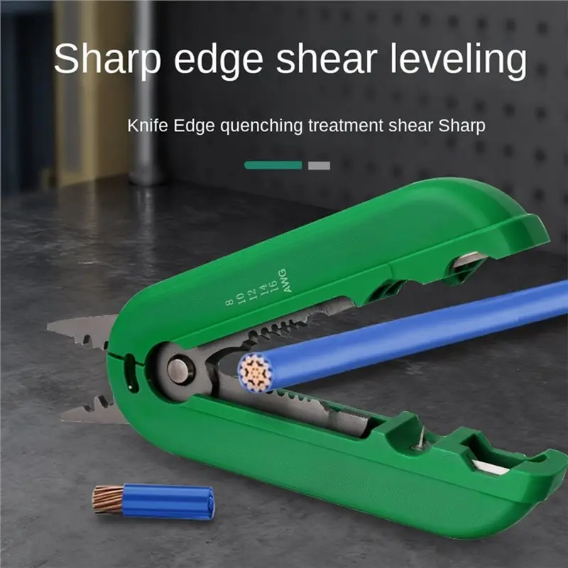 كماشة كهربائي ABZS AWG كابل شبكة منزلي محمول متعدد الوظائف #2