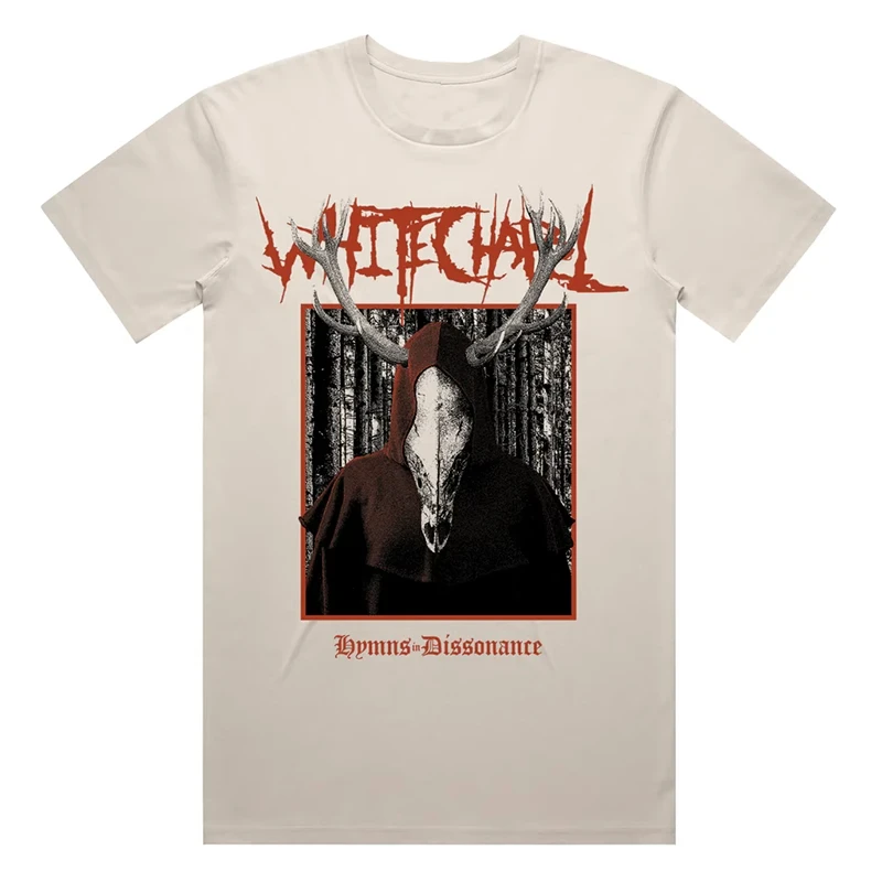 

Whitechapel Russian Rock Black Gold Peripheral Dark Gothic American Cool Loose Direct Spray Men's and Women's T-shirts
