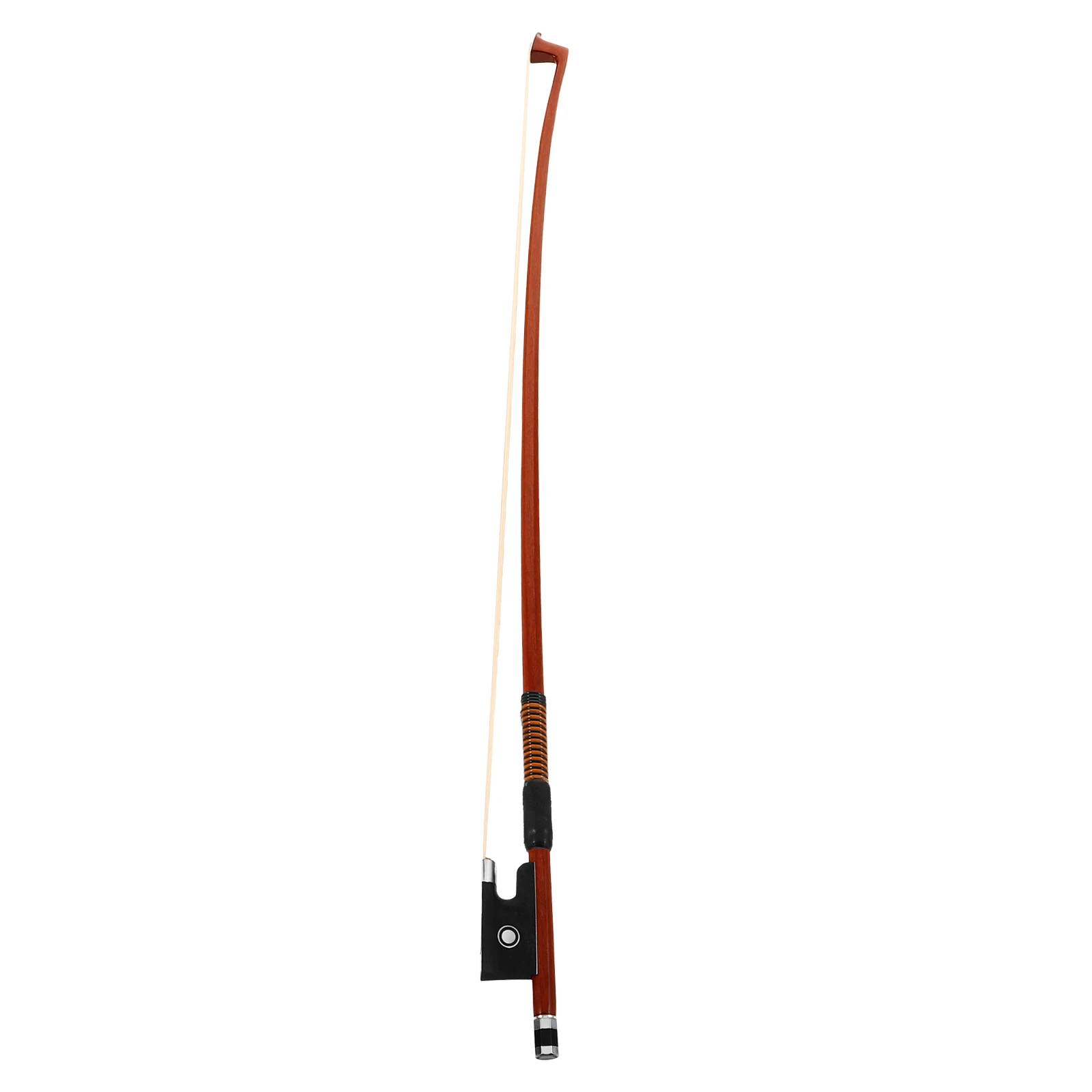 

Violin Bow 1 4 Size Horse Hair Wooden Pole Oxford Silk Replacement Parts for Students Practice Stiff Control