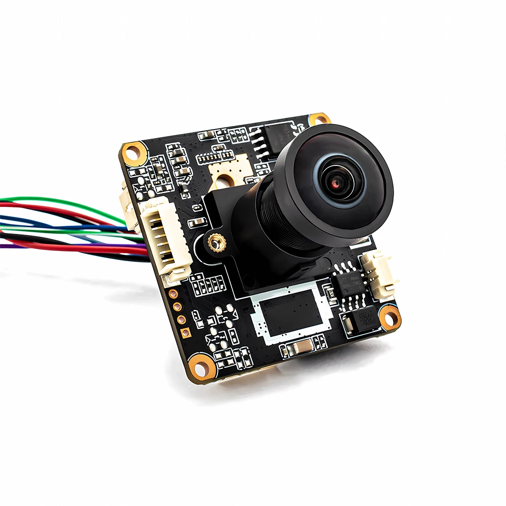 WGWK IP Camera Board IMX307 3MP Ultra Low illumination With 2.35mm 143° Wide Angle Onvif H.265 RTSP POE Security Webcam Module