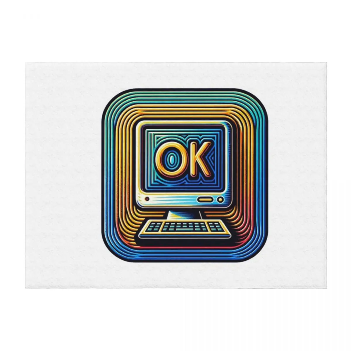 

Ok Computer Throw Blanket Decorative Beds christmas gifts Decoratives Winter beds Blankets