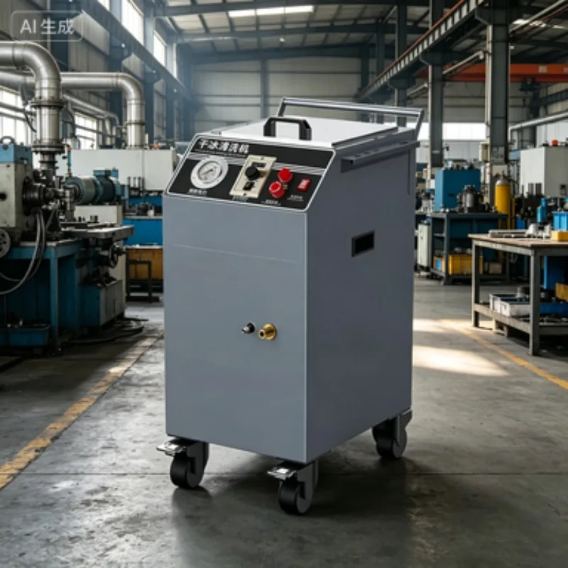 Stainless Steel High-Pressure Dry Ice Blasting Machine Electric Dry Ice Pellet Cleaning New Condition Low Price