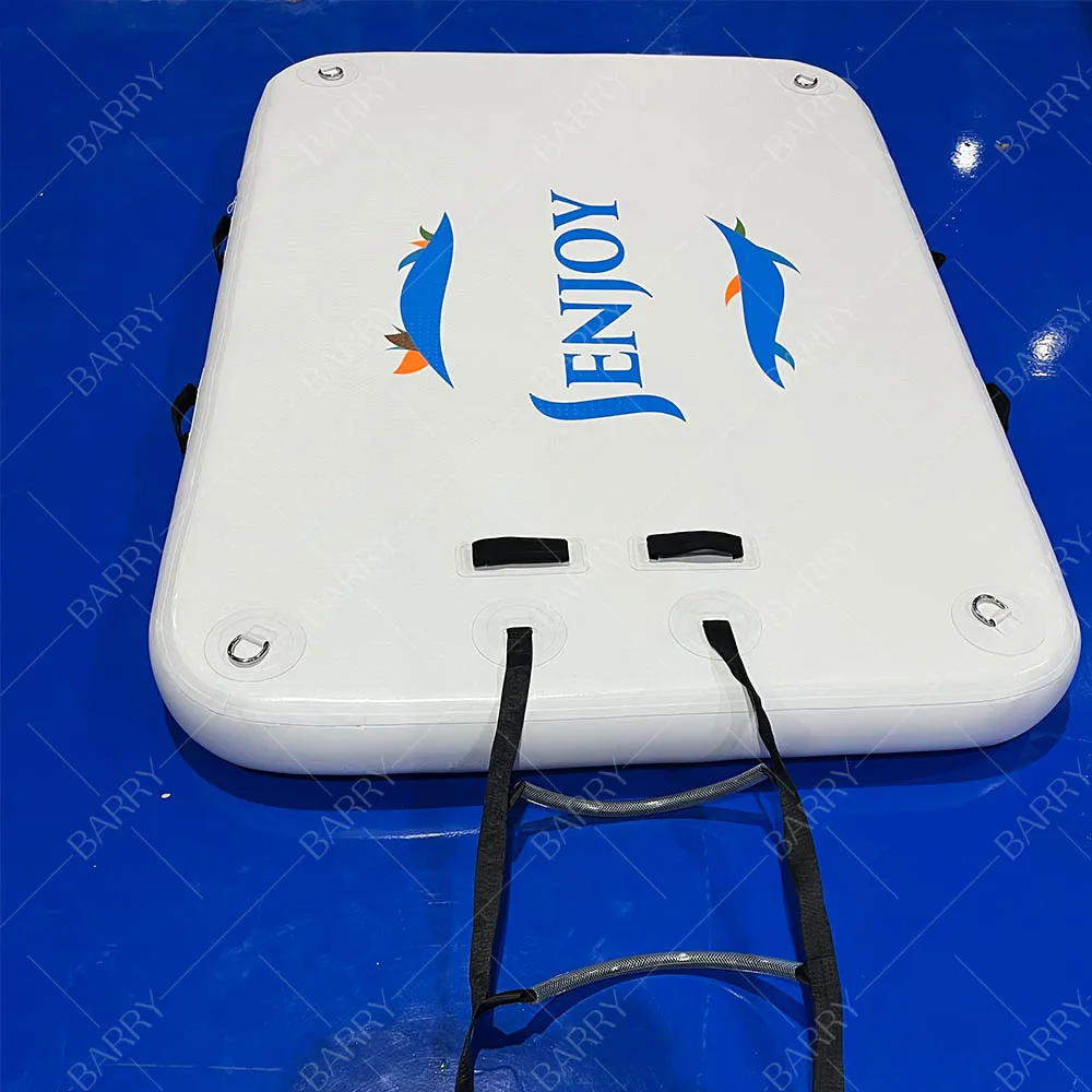 

Pool Beach Ocean Lake Play Drop Stitch Inflatable Floating Dock ForJetski ,Boat or Swim