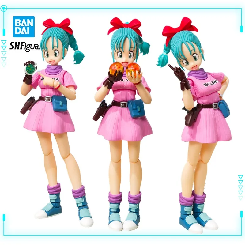 

Bandai Original Genuine Anime Dragon Ball Bulma S.H.Figuarts Adventure Begins 13.5cm Collections Model Action Figures Toy Gift