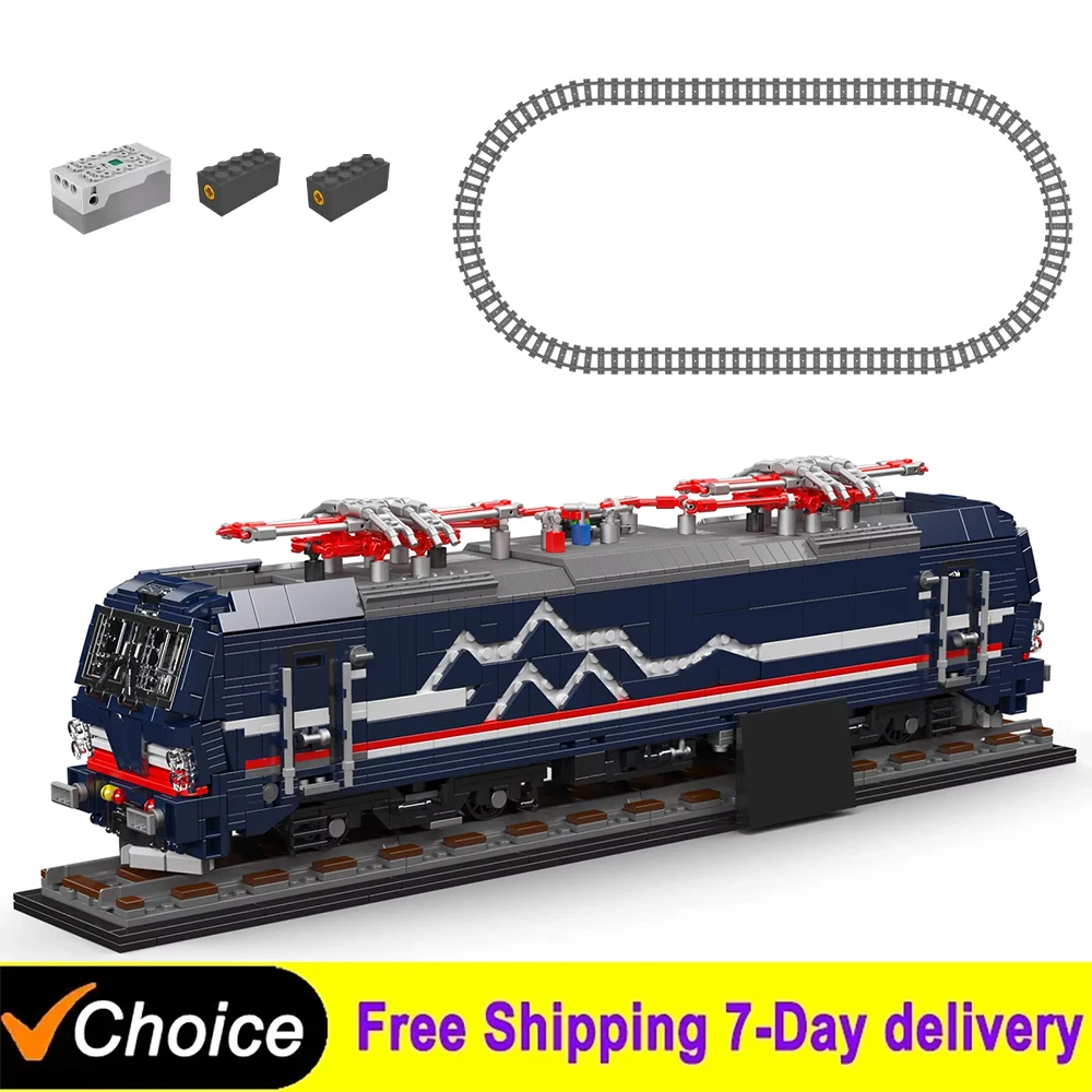 

3072Pcs Technical Vectron MS Electric Locomotive Train Building Blocks Remote Control Cargo Train Toy for Collection Kid Gifts