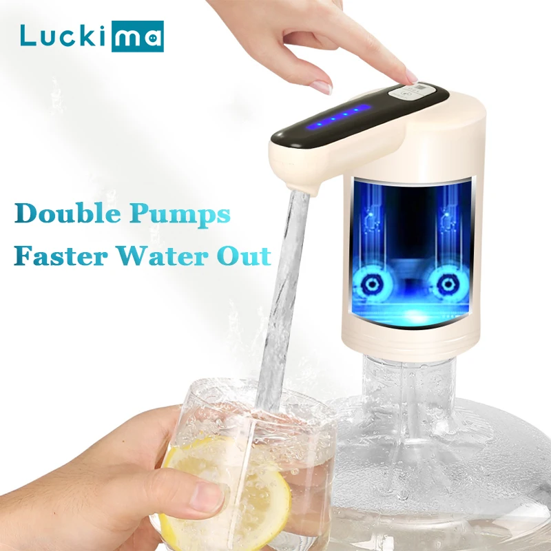 Smart Automatic Wireless Water Dispenser Pump High Quality USB Rechargeable Gallon Water Pump Portable Drinking Bottle Switch