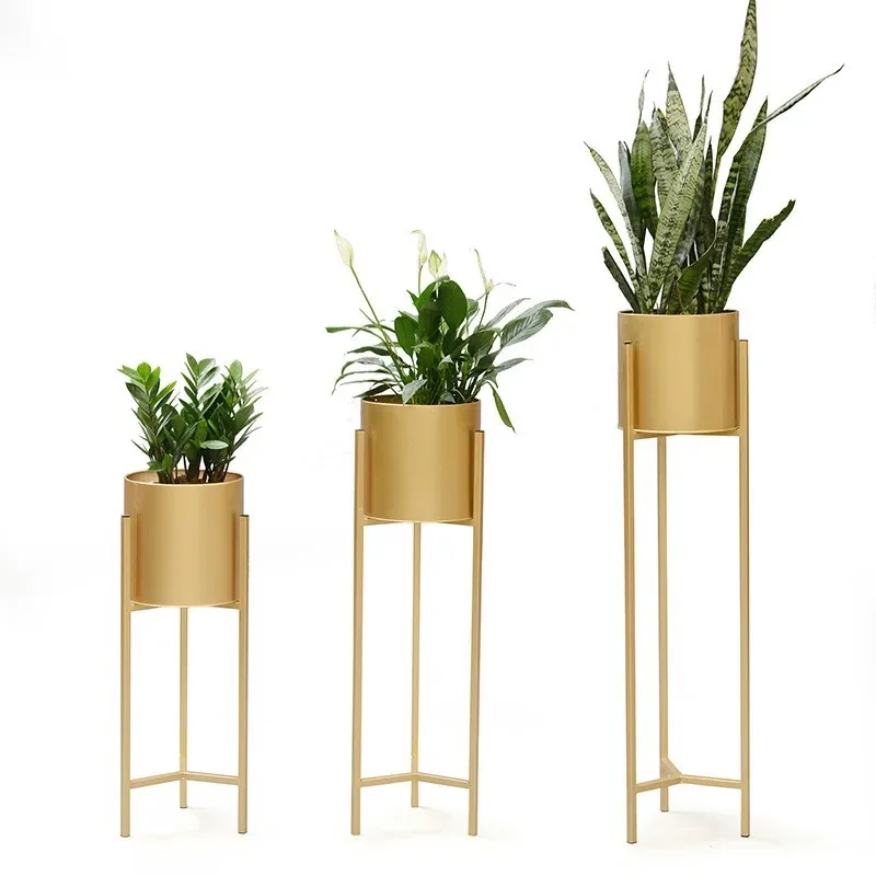 Wall decoration display rack modern flowerpot plant bracket iron indoor potted home decoration flower rack metal