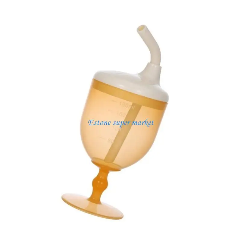 

090B Leak Proof Learning to Drink Cup Children's Training Cup with Lid Cover 180ml