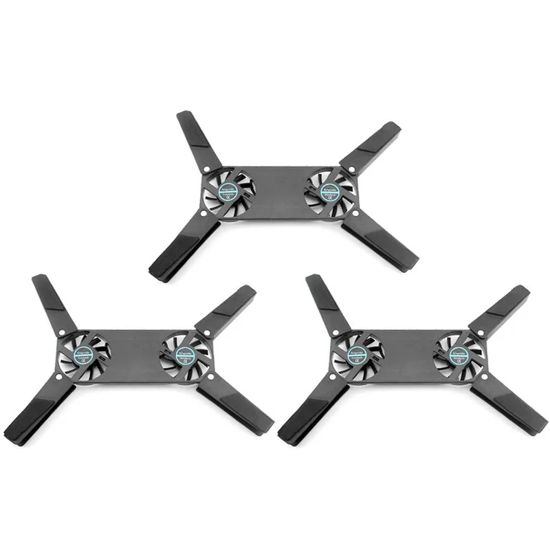 OEM Replacement Foldable Cooling Pad Laptop Cooler with Double Fans Laptop Stand USB Powered