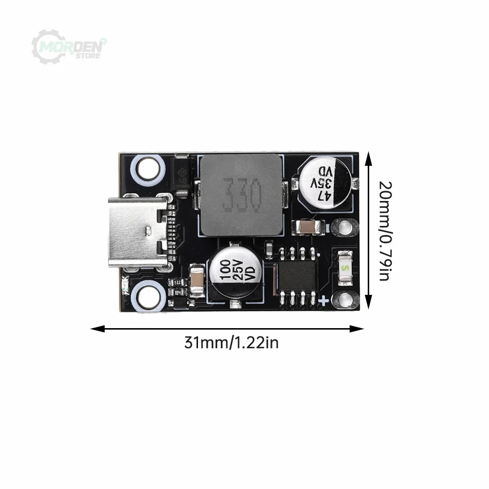 30W /45W Type-C USB QC3.0 QC2.0 DC-DC Buck Converter Charging Step Down Module PPS Fast Quick Charger Circuit Board Power Supply