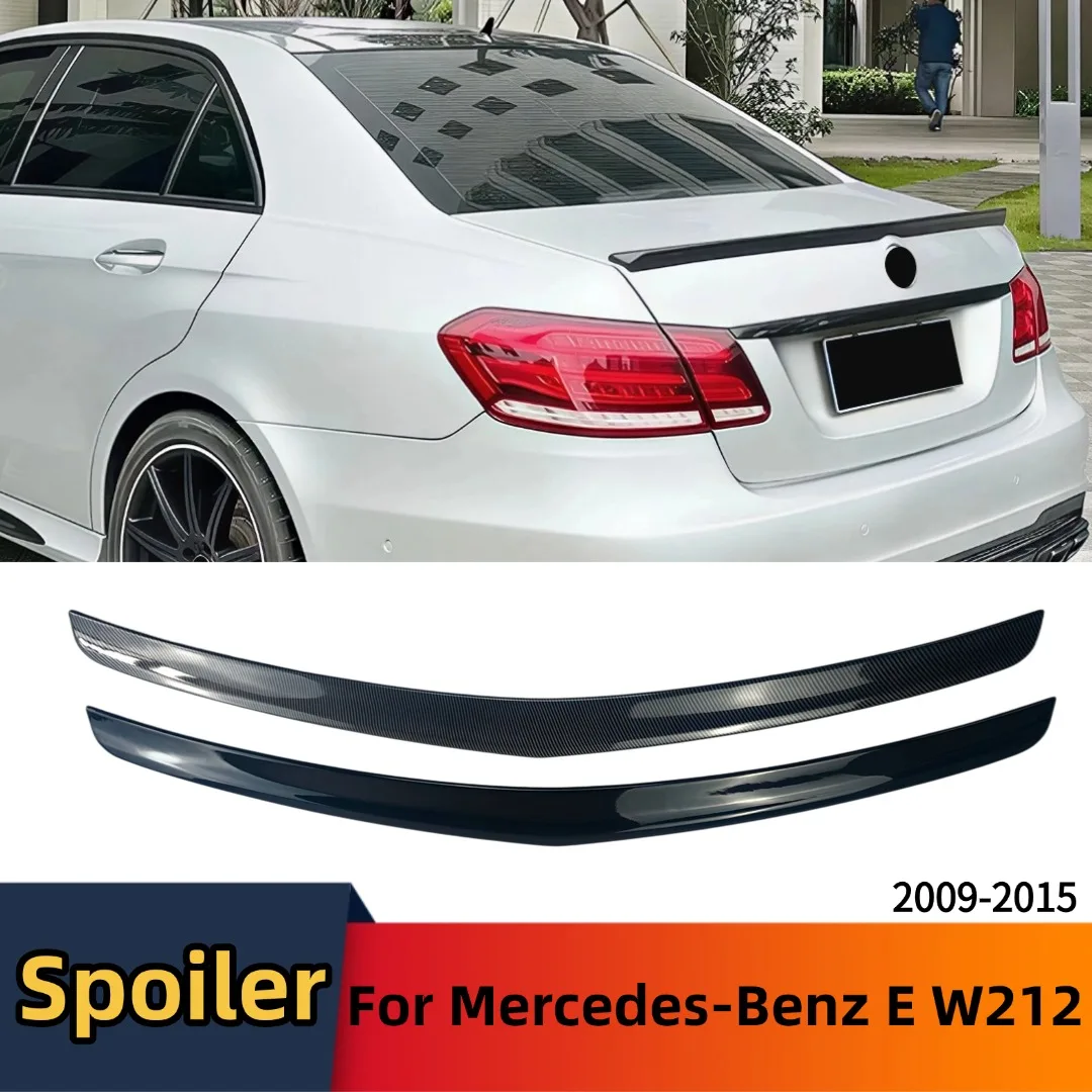 

For Mercedes-Benz E Class W212 4Door 2009-2015 Rear Sport Wing Trunk Spoiler Air Dam Deflector Trim Tuning Styling Accessories