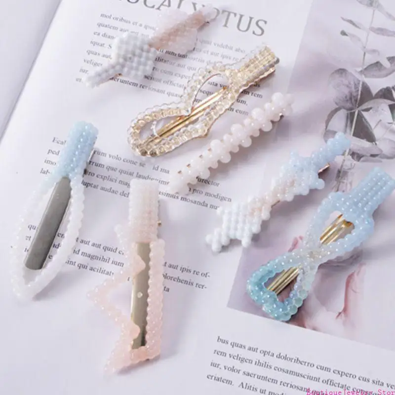 E1PE Silicone Mould Hair Pin Casting Resin Mold DIY Art Crafts Jewelry Keychain Mold