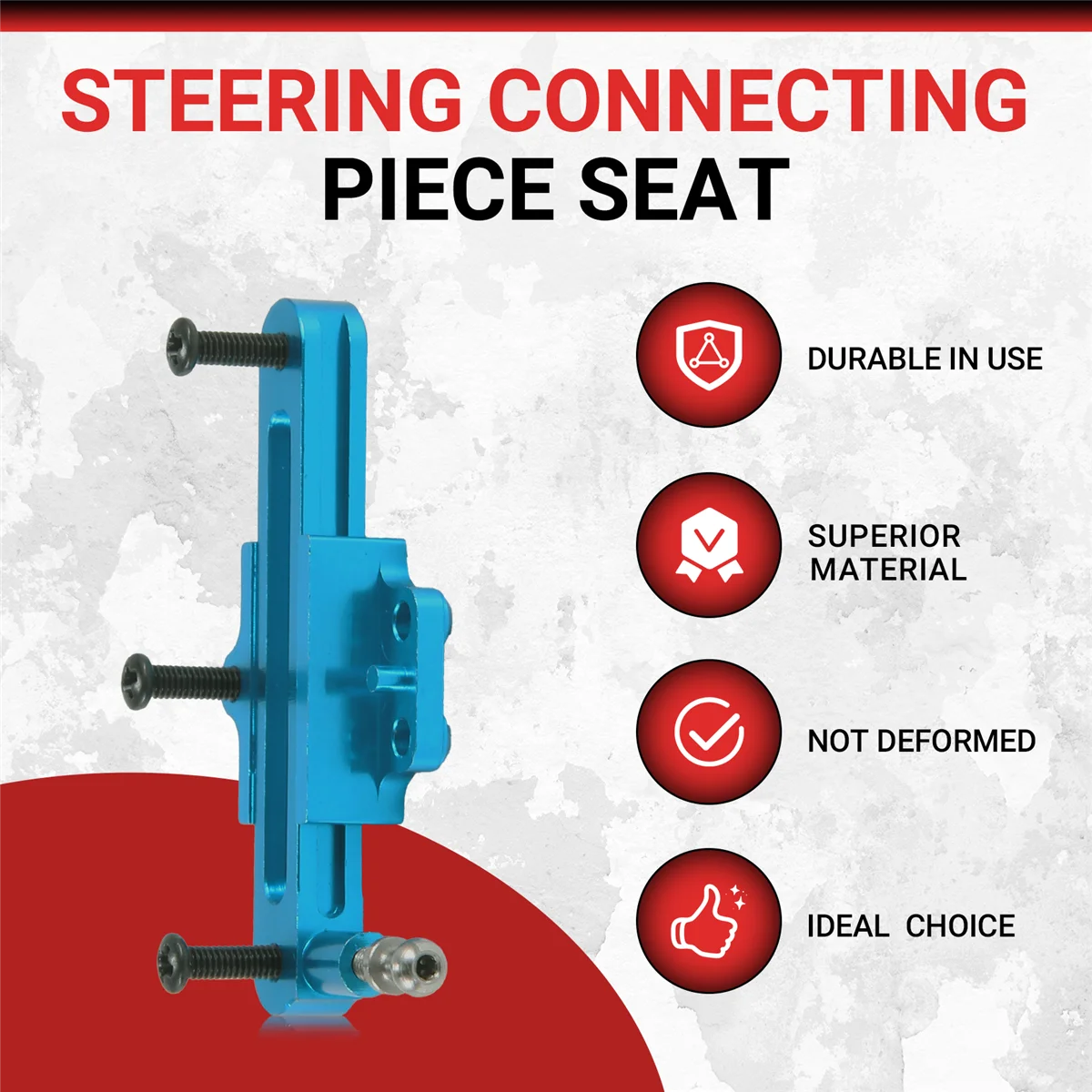 Новинка для Wltoys 12428 12423 Feiyue FY-03 RC, обновленные металлические детали 12428-0010, соединительная деталь рулевого управления, позиционирующее сиденье