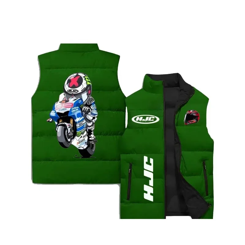 Motorcycle pattern funny and interesting jacket, Harajuku popular 3D vest, fashionable sportswear, men's and women's vests