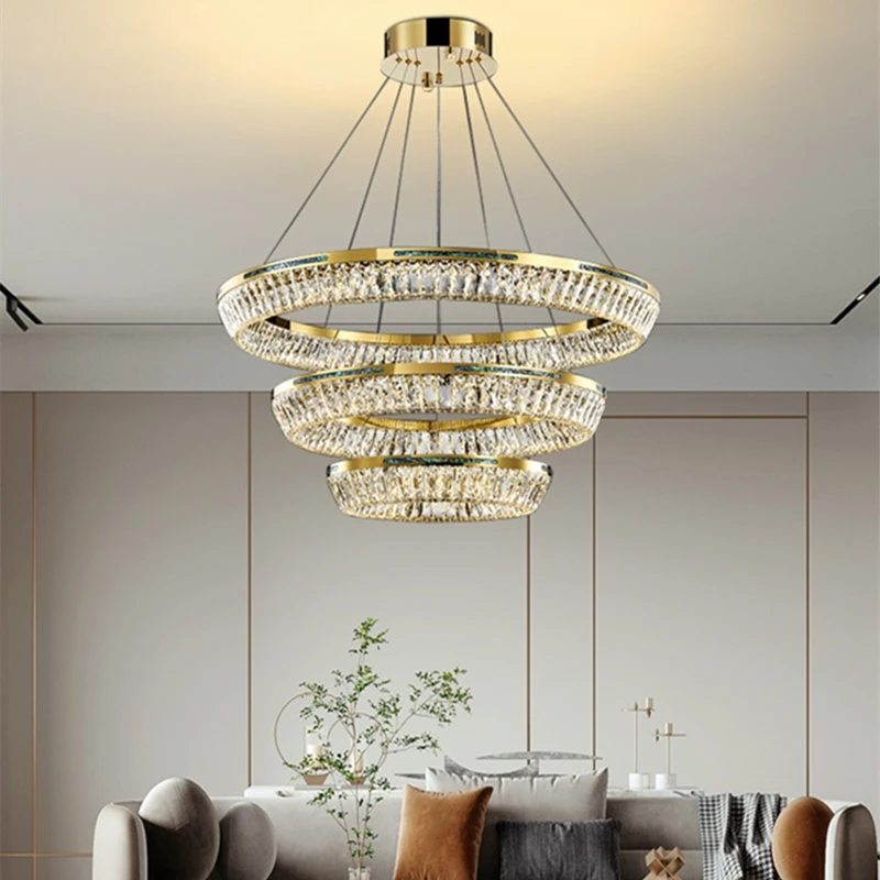 

Changeable Light Living Room Modern New Crystal Ceiling Chandeliers Bedroom Kitchen Hotel Hall Hanging Lamps Decoration Fixture