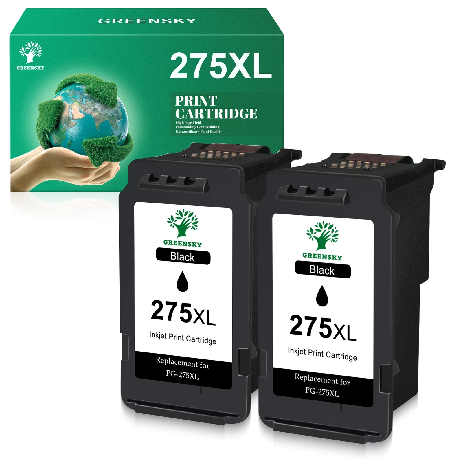 

2x PG-275XL черный картридж, совместимый с TS3500 TS3522 TS3520