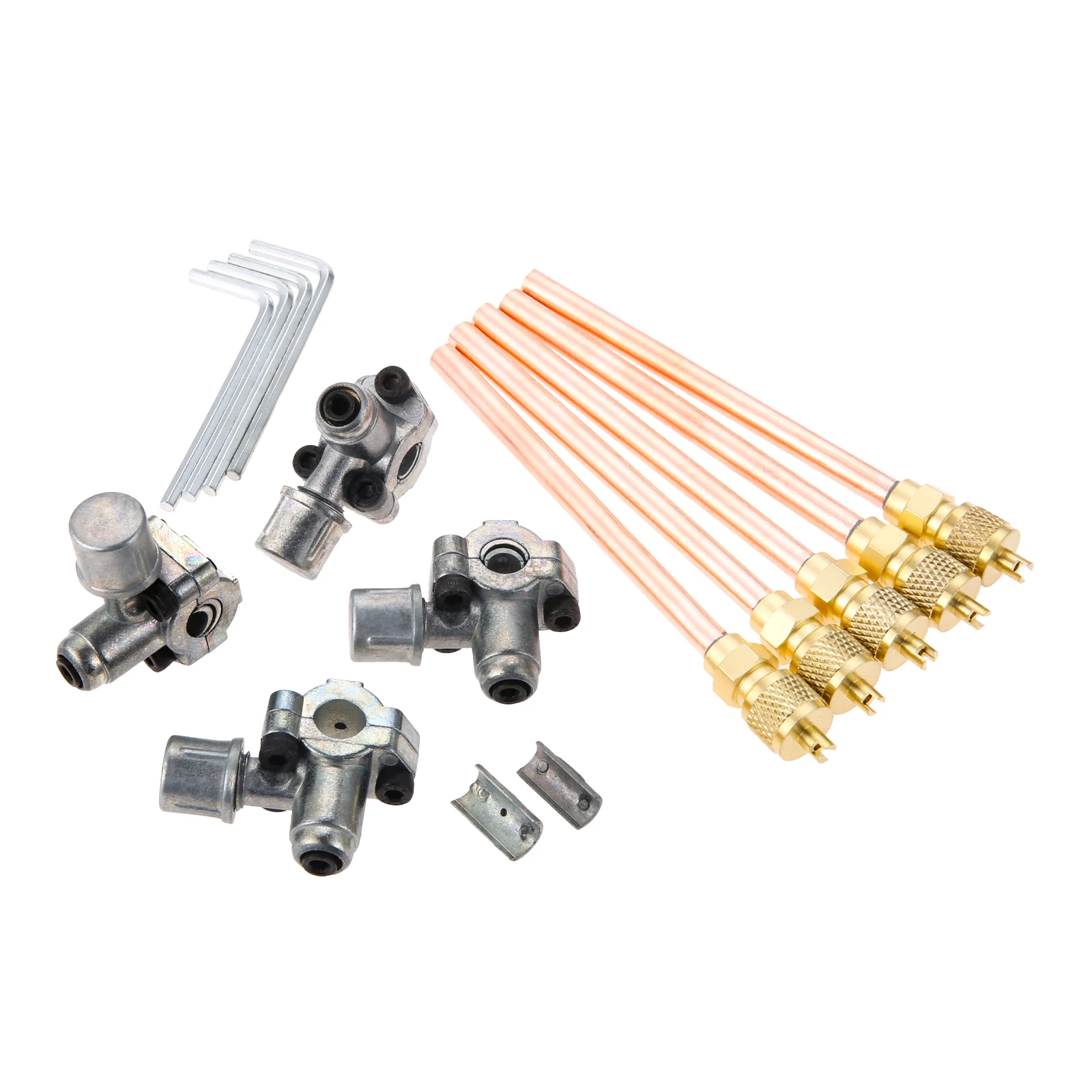 Bullet Piercing Valve Kit BPV-31 Bullet Piercing Tap Valve for 1/4 Inch, 5/16 Inch, 3/8 Inch Dia Pipes & Access / Service Valve