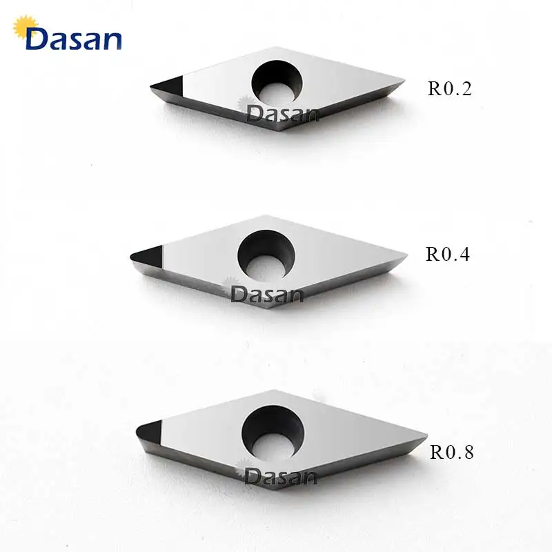 VCGT160404 Inserts CBN PCD Diamond Insert VCGT 160408 02 Blade for Lathe cnc Turning Cutter Aluminum Copper Tool